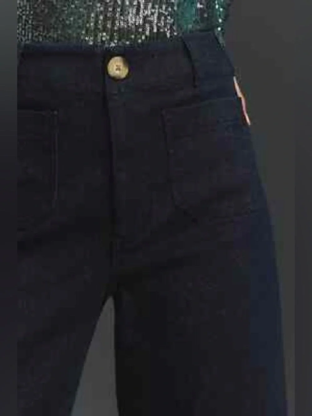 Maeve by Anthropologie The Colette Sparkle Wide Cropped Pants - Picture 13 of 13